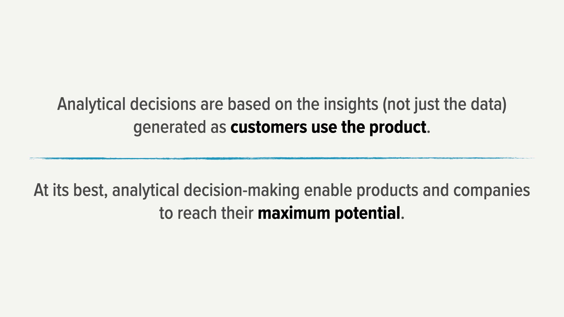 The Three Pillars of Product Decision Making